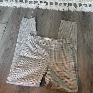 H&M plaid trousers